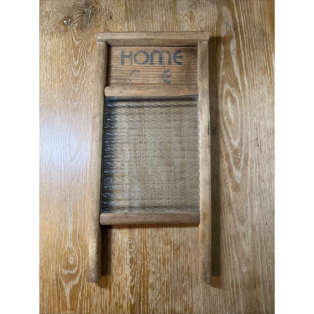 Vintage Columbus Washboard Co. Dubl Handi 18